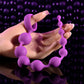 Selopa BEADED ADVENTURE - Purple 35.5cm Anal Beads