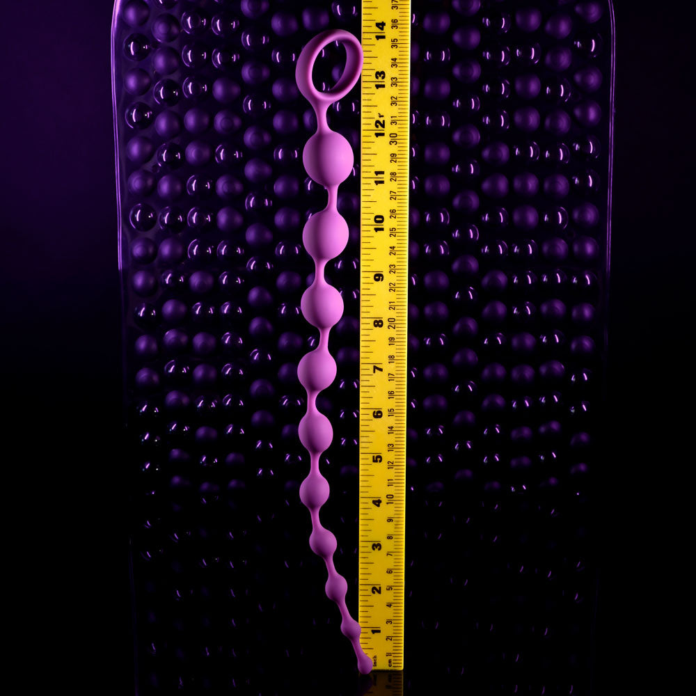 Selopa BEADED ADVENTURE - Purple 35.5cm Anal Beads