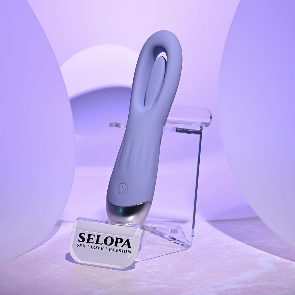 Selopa IN A FLAP - Purple 15cm Flicking Stimulator