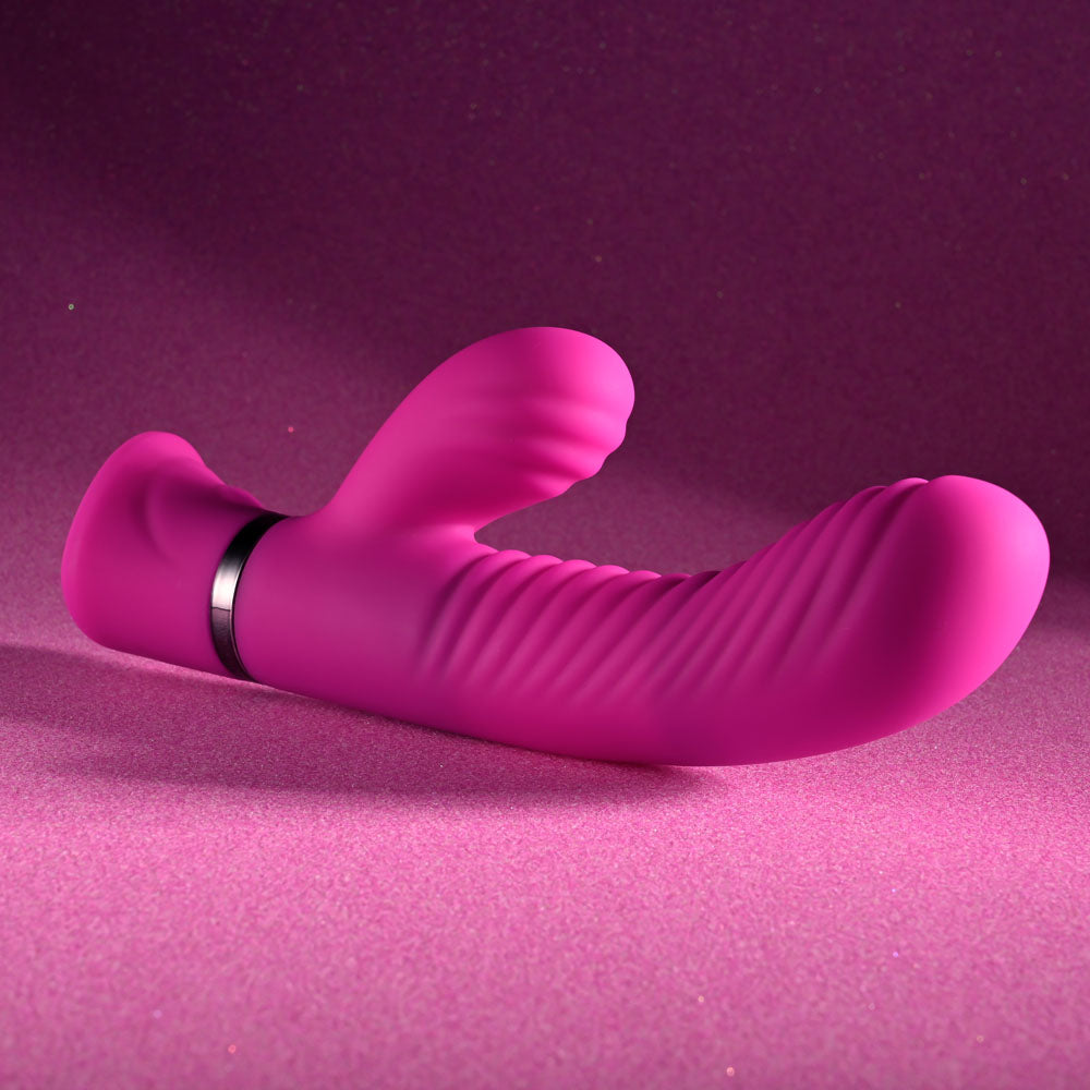 Selopa NEXT WAVE - Pink 16.4cm Dual Vibrator