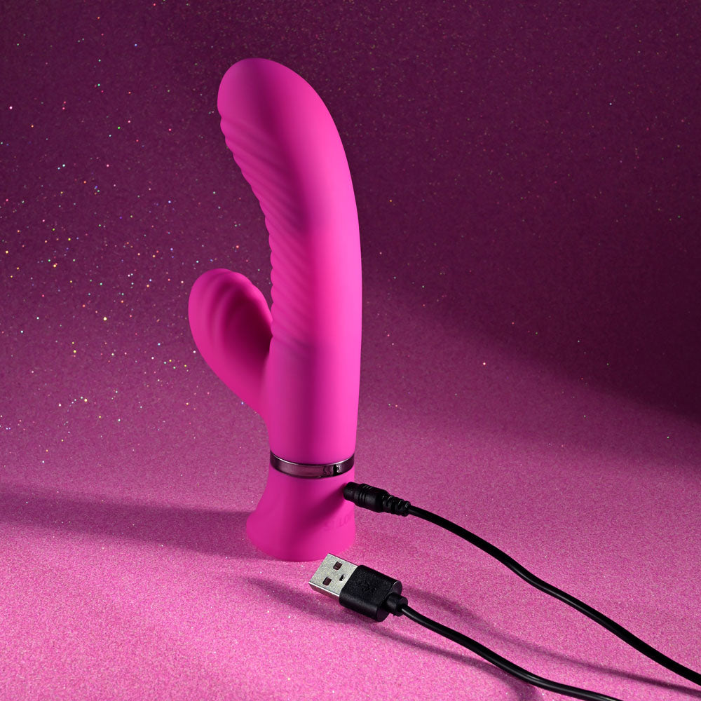 Selopa NEXT WAVE - Pink 16.4cm Dual Vibrator