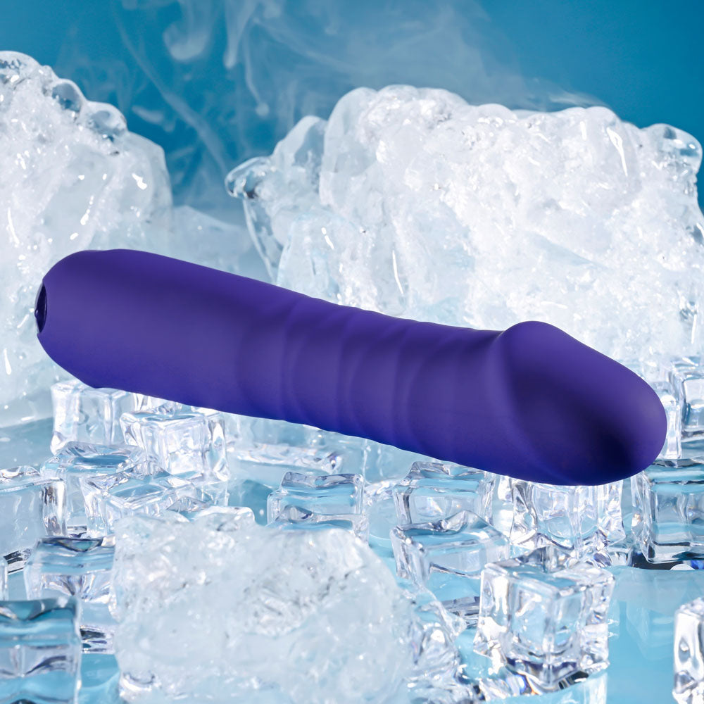 Selopa AMBITION - Purple 17cm Thrusting Vibrator