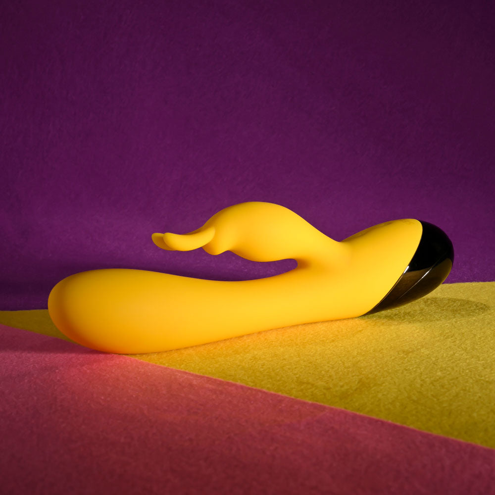 Selopa BUZZZ BUNNY - Yellow 19.7cm Rabbit Vibrator