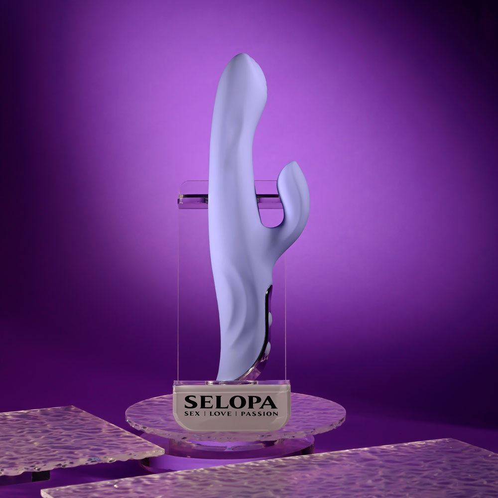 Selopa LAVENDER LOVE - Purple 23.3cm USB Rechargeable Rabbit Vibrator