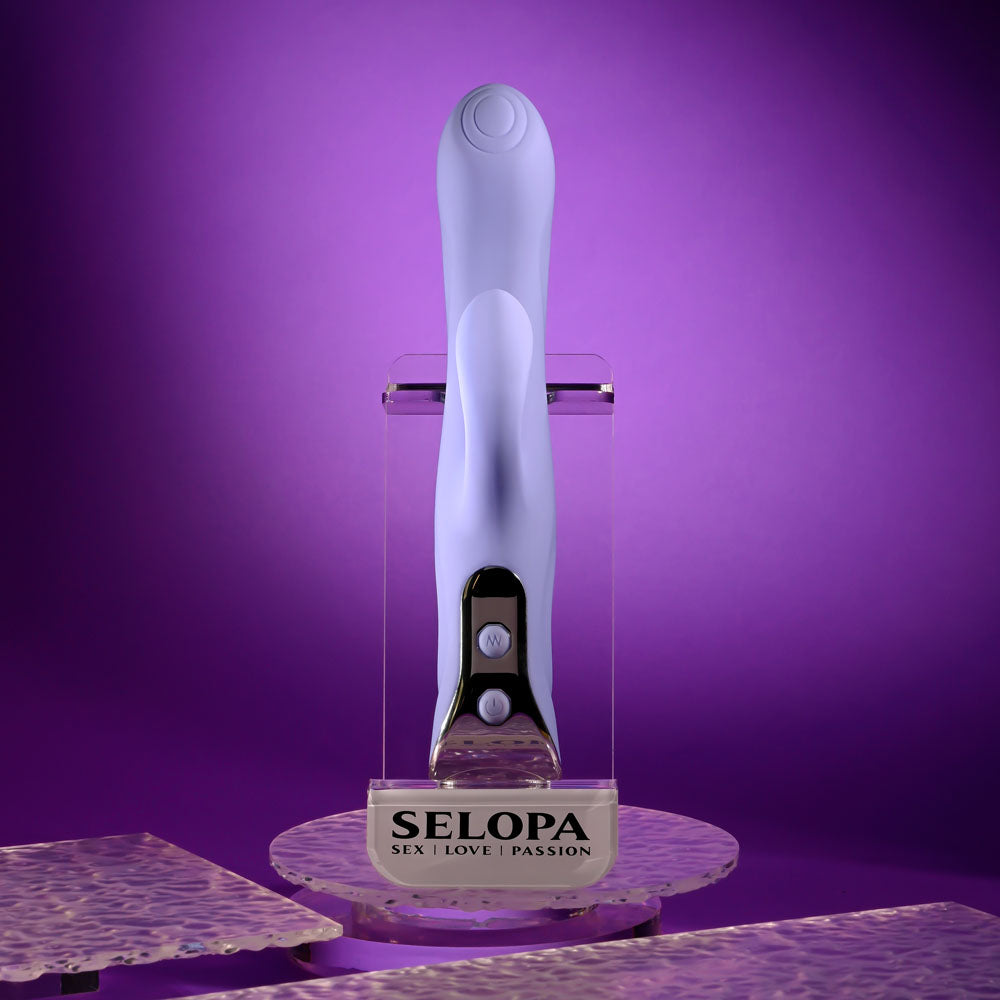 Selopa LAVENDER LOVE - Purple 23.3cm USB Rechargeable Rabbit Vibrator