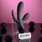 Selopa TRIPLE ACES - Black 19.7cm USB Rechargeable Triple Stimulator Vibrator