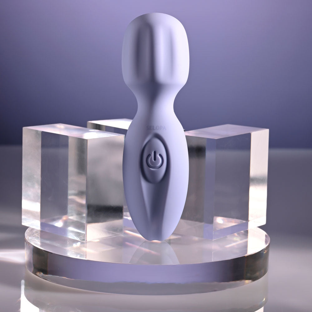 Selopa LIL' WAND - Purple 11cm USB Rechargeable Massage Wand