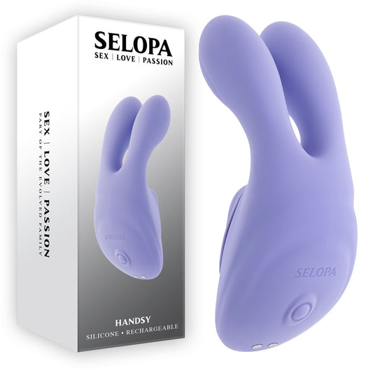 Selopa Selopa HANDSY - Purple USB Rechargeable Layon Stimulator