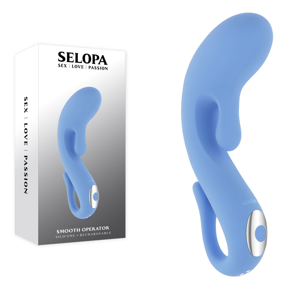 Selopa SMOOTH OPERATOR - Blue USB Rechargeable G-Spot Vibrator