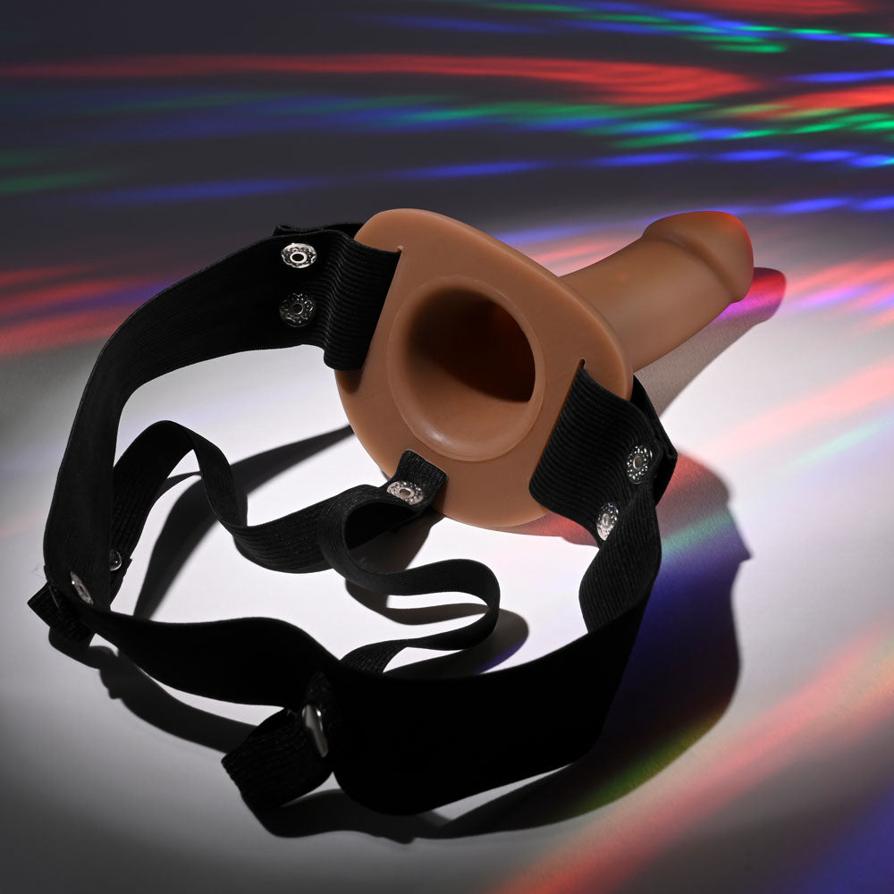Selopa OUR FIRST HOLLOW STRAP ON DARK - Brown 16.3cm Hollow Strap-On