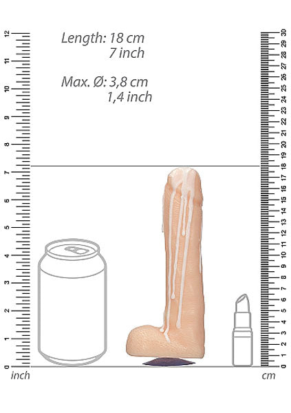 Shots Toys | Dicky Soap With Balls - Cum Covered - Flesh