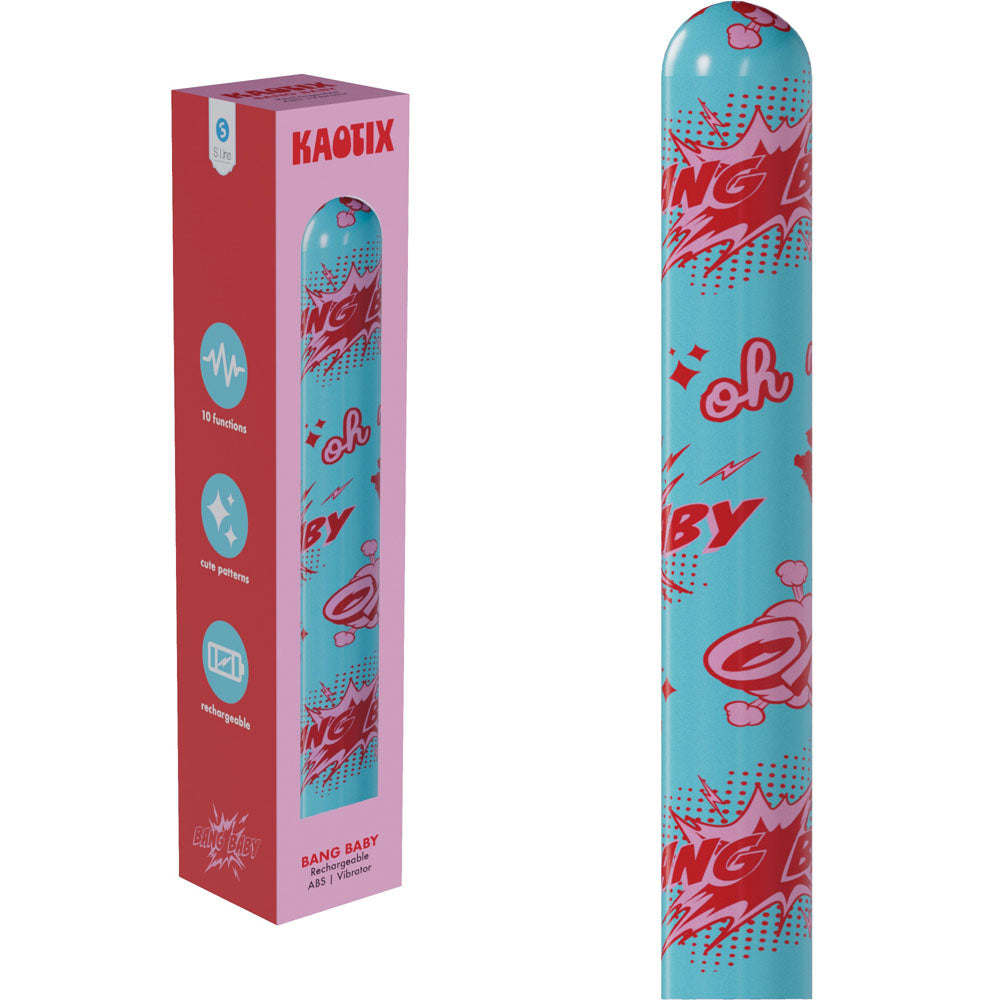 Shots Toys | S-LINE Kaotix Bang Baby - Blue 17.8cm Vibrator