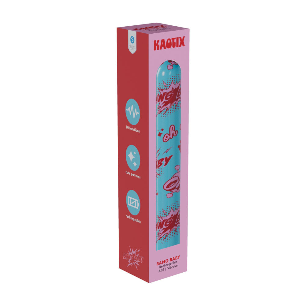 Shots Toys | S-LINE Kaotix Bang Baby - Blue 17.8cm Vibrator