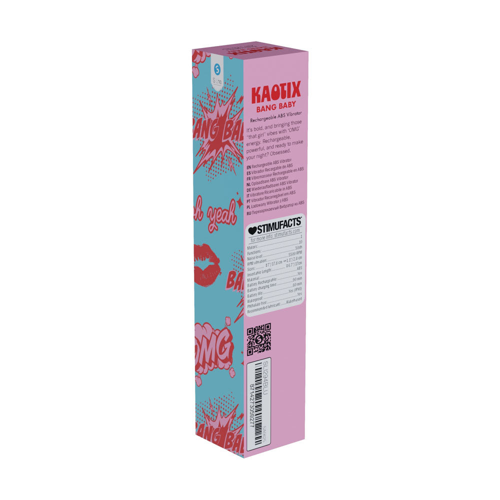 Shots Toys | S-LINE Kaotix Bang Baby - Blue 17.8cm Vibrator