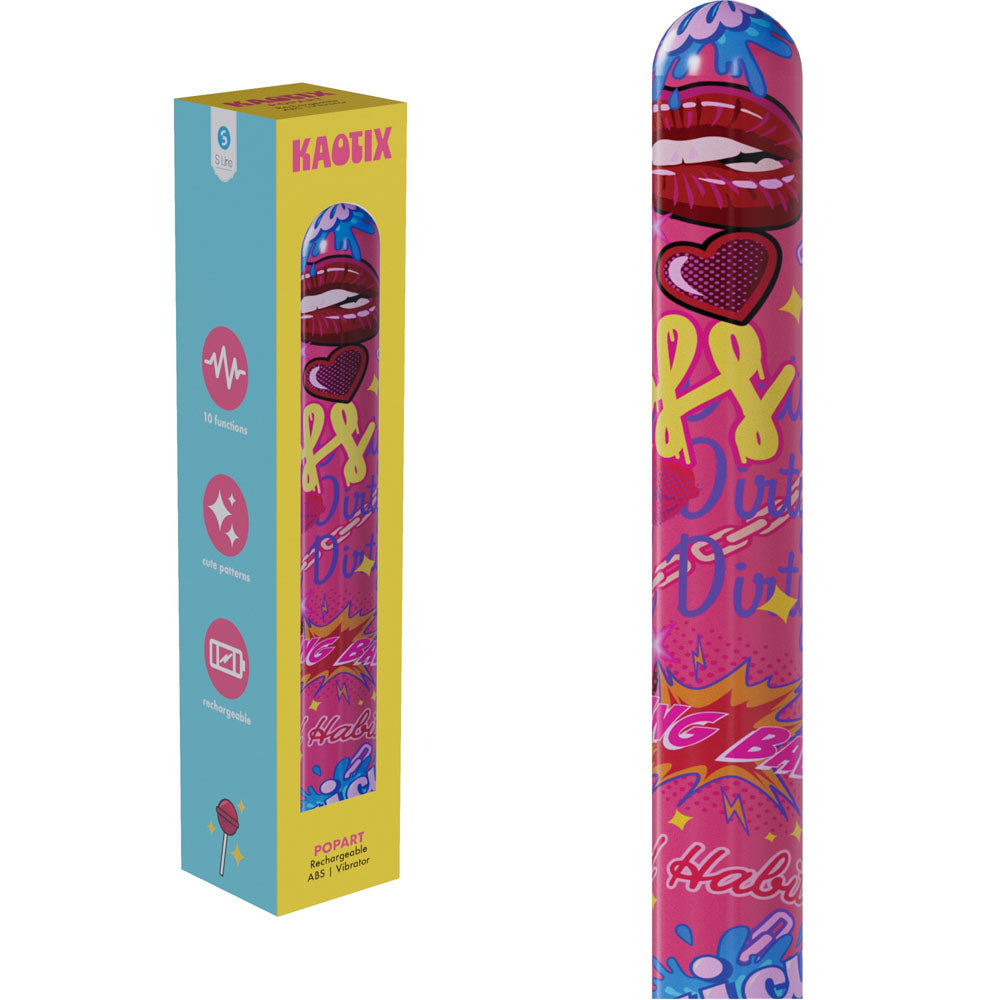 Shots Toys | S-LINE Kaotix Pop Art - Pink 17.8cm Vibrator