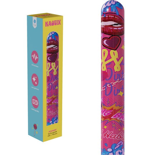 Shots Toys | S-LINE Kaotix Pop Art - Pink 17.8cm Vibrator