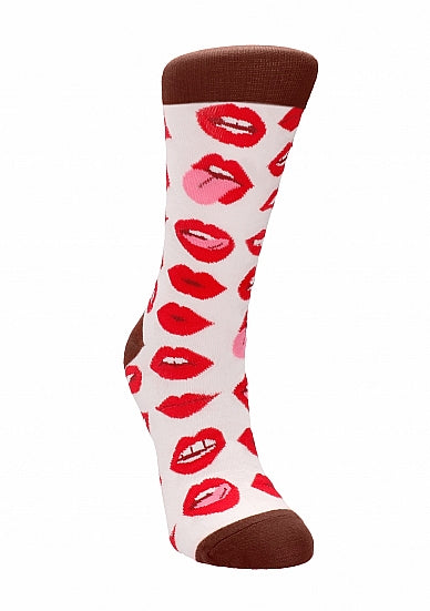 Shots Toys | Socks Lip Love Adult Novelty Size 36-41 or 42-46