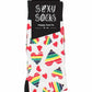 Shots Toys | Socks Happy Hearts Adult Novelty Size 36-41 or 42-46