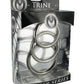 Master Series Trine Steel Ring Collection - Steel Cock Rings - Set of 3 Sizes