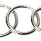 Master Series Trine Steel Ring Collection - Steel Cock Rings - Set of 3 Sizes