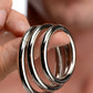 Master Series Trine Steel Ring Collection - Steel Cock Rings - Set of 3 Sizes