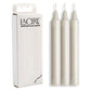 Sportsheets LaCire Drip Pillar Candles - White Drip Candles - Set of 3