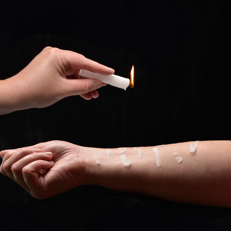 Sportsheets LaCire Drip Pillar Candles - White Drip Candles - Set of 3