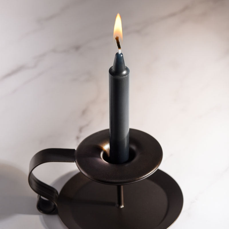 Sportsheets LaCire Drip Pillar Candles - Black Drip Candles - Set of 3