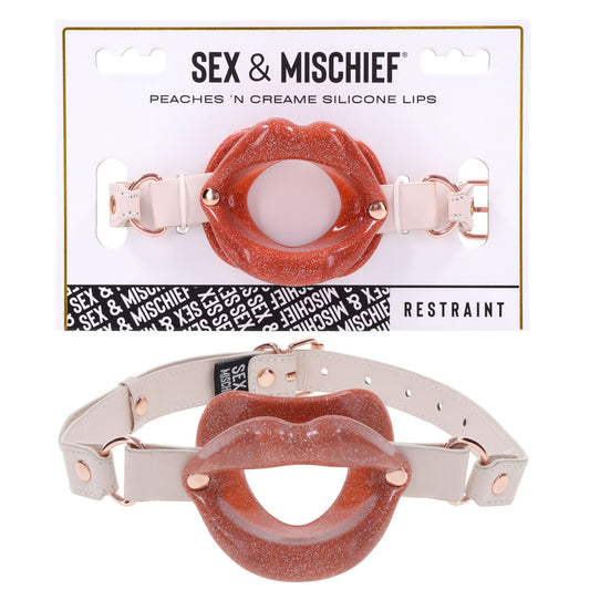 Sportsheets Sex & Mischief Peaches n Creame Silicone Lips