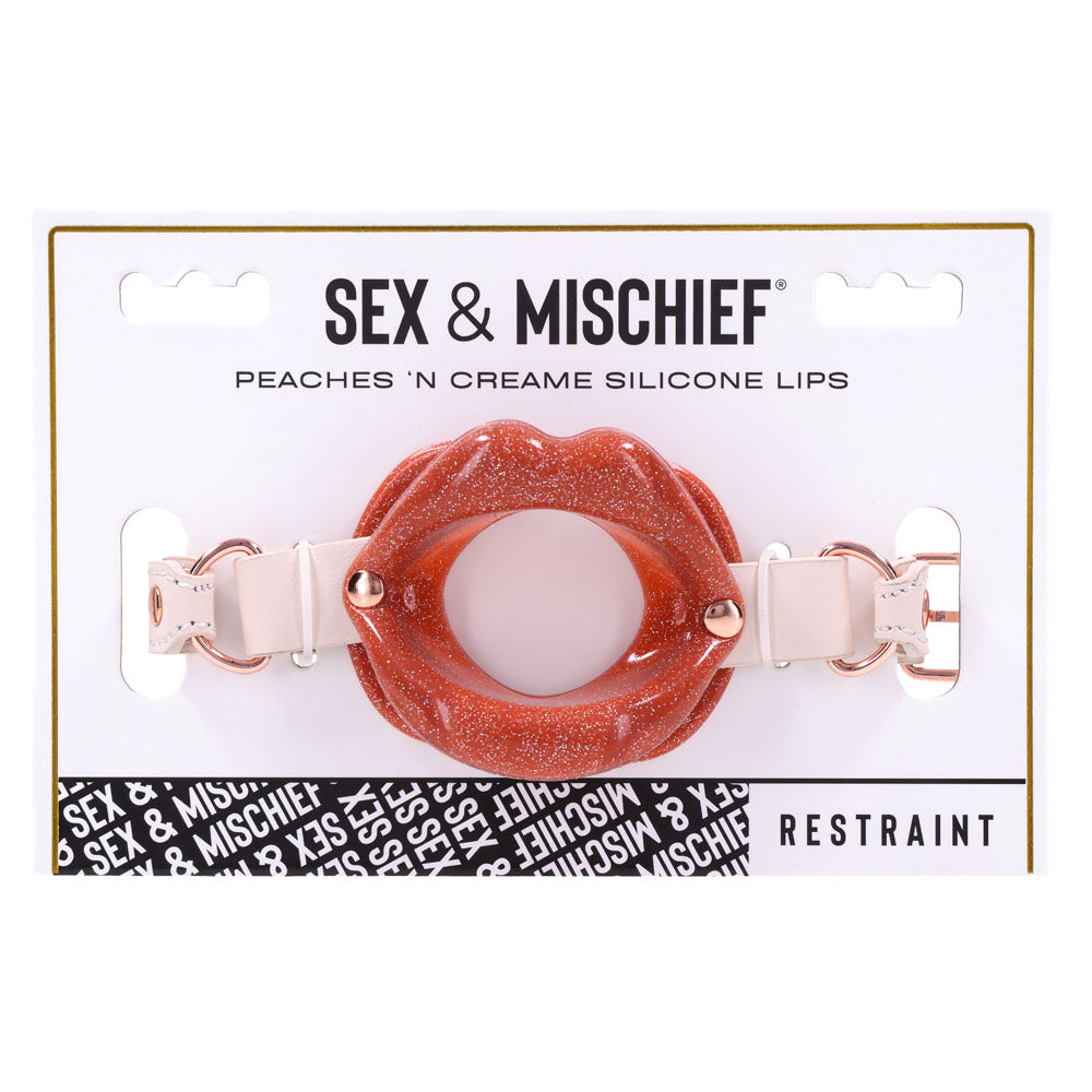 Sportsheets Sex & Mischief Peaches n Creame Silicone Lips