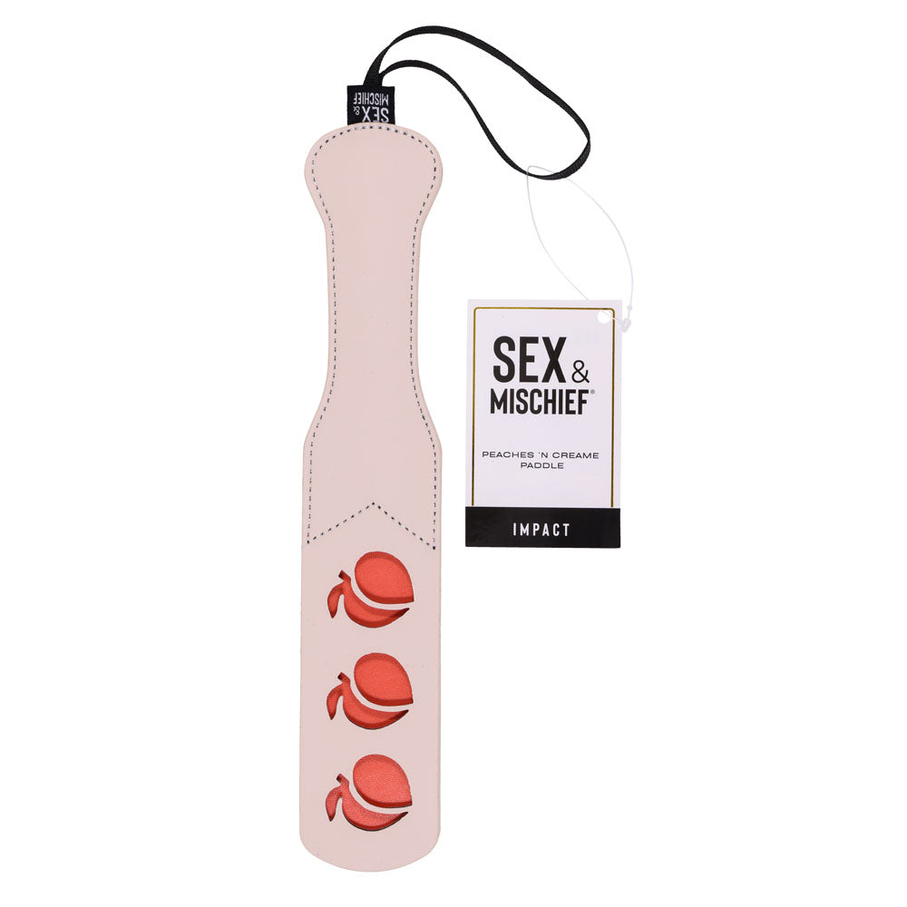 Sportsheets Sex & Mischief Peaches n CreaMe Impression Paddle
