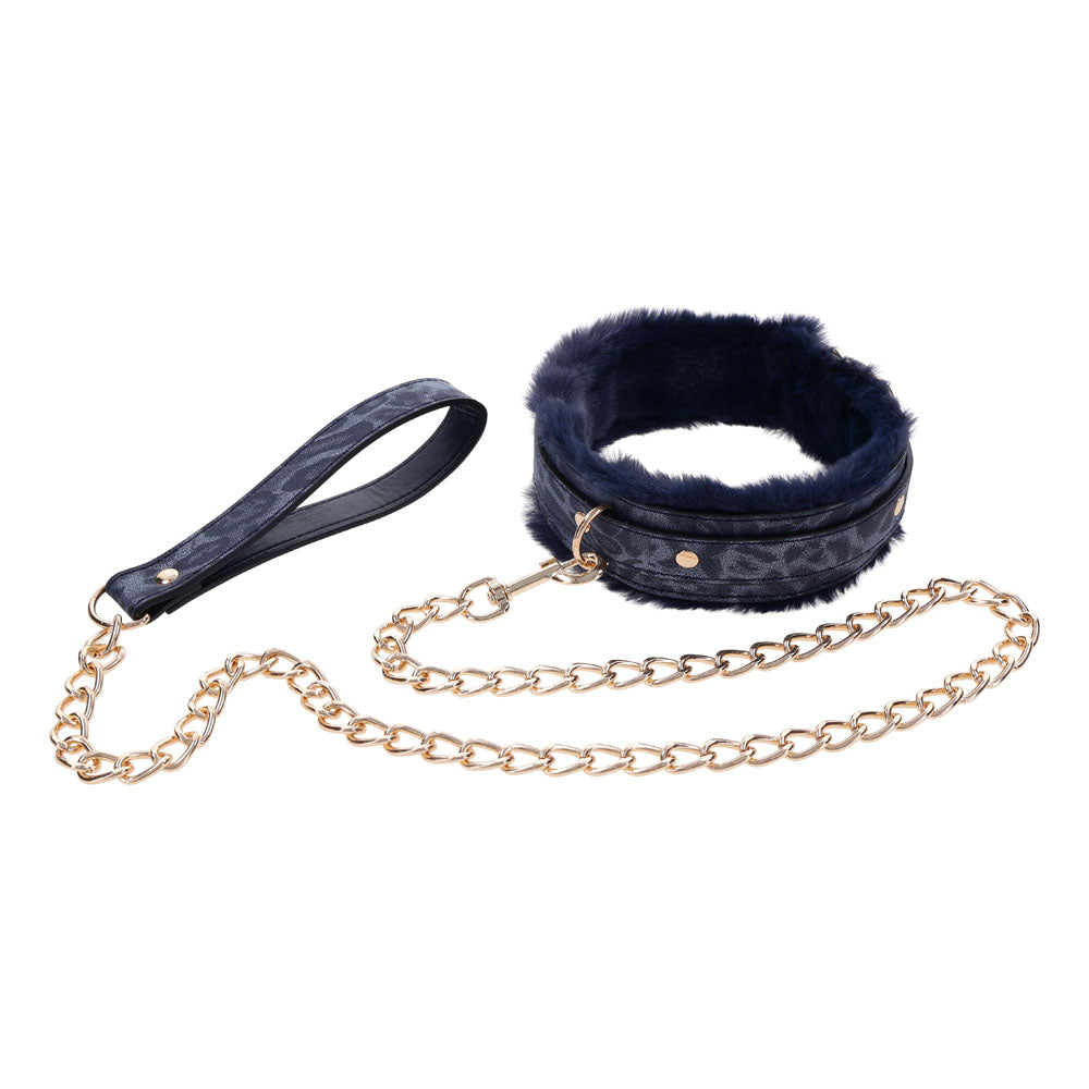 Sportsheets Sex & Mischief Cougar Fur Collar & Leash