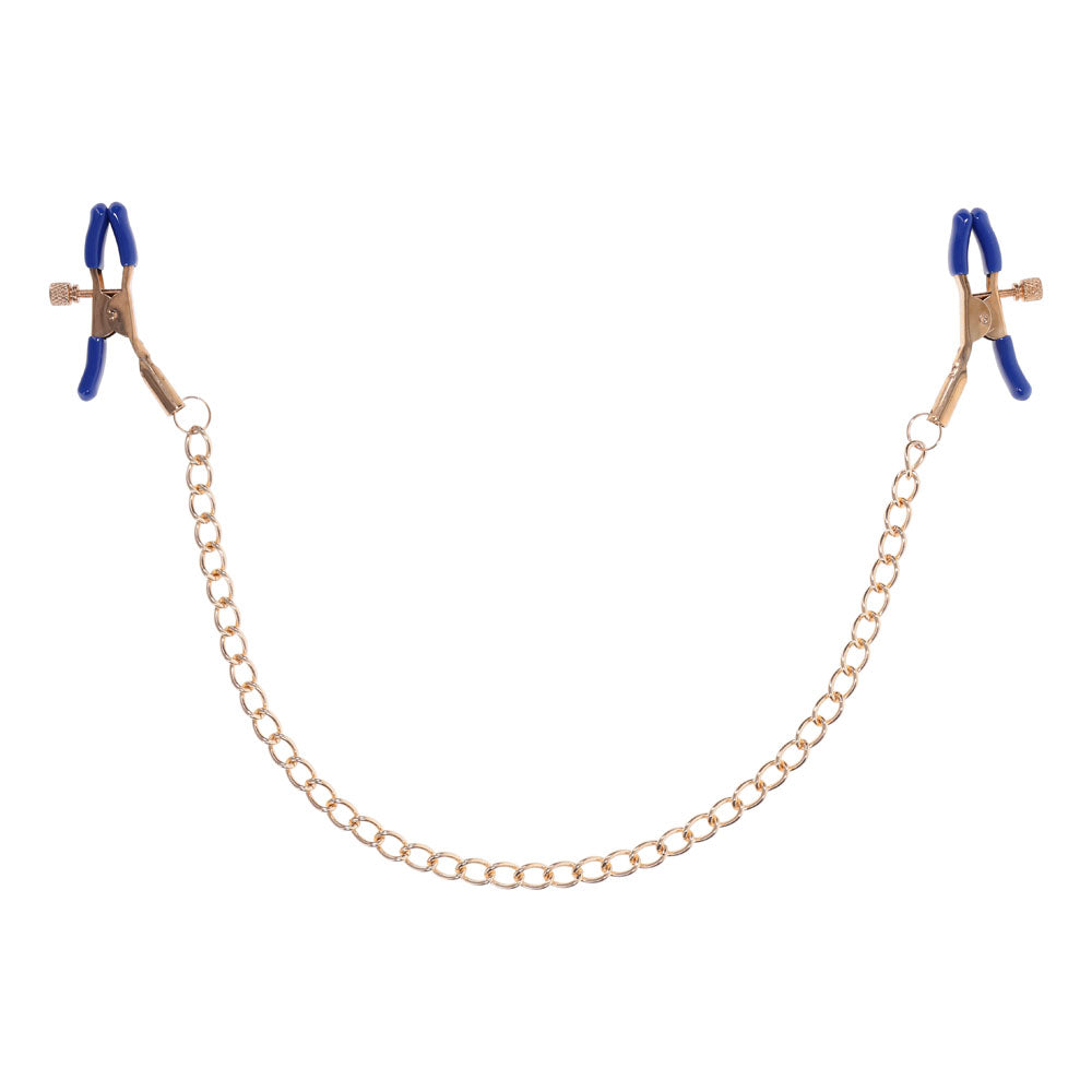 Sportsheets Sex & Mischief Cougar Chained Nipple Clamps