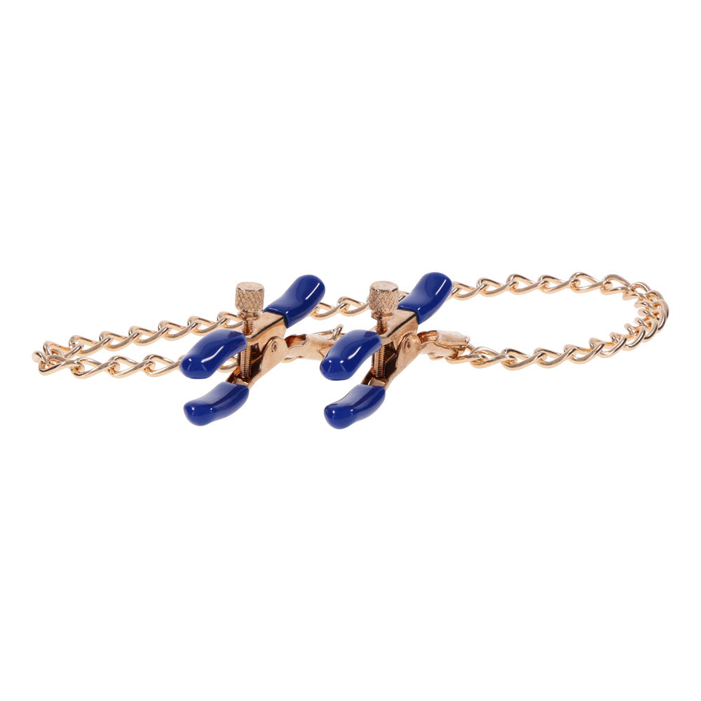 Sportsheets Sex & Mischief Cougar Chained Nipple Clamps