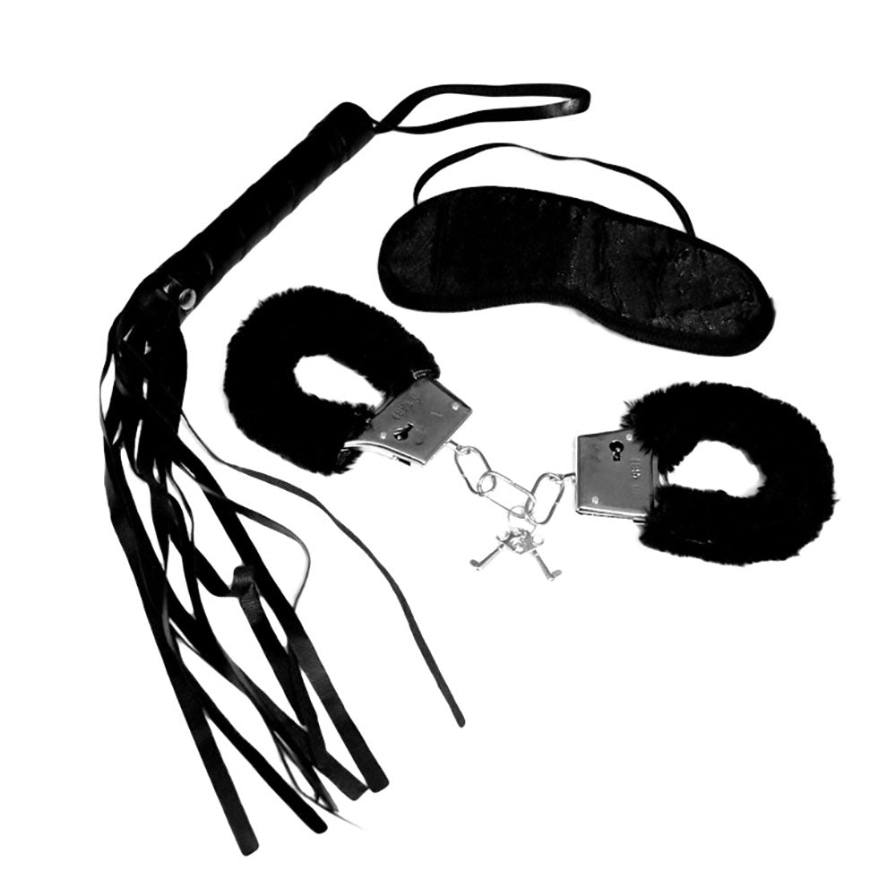 Sportsheets Sex & Mischief 3 Piece Intro to S&M Beginner Bondage Kit