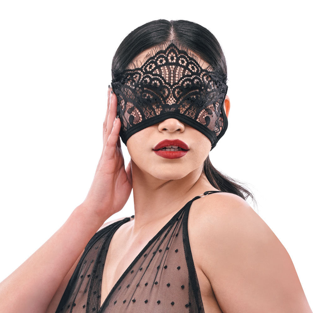 Sportsheets Sex & Mischief S&M Veiled Vision Lace Blindfold