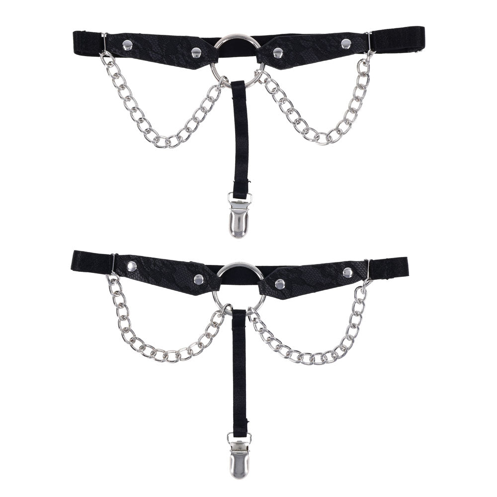 Sportsheets Sex & Mischief Chain Lace Garters