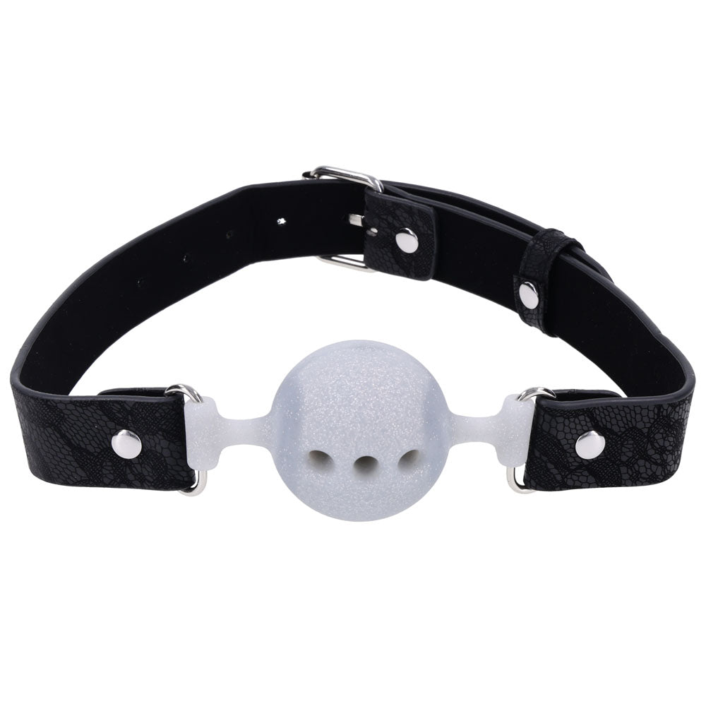 Sportsheets Sex & Mischief Lace Silicone Breathable Ball Gag