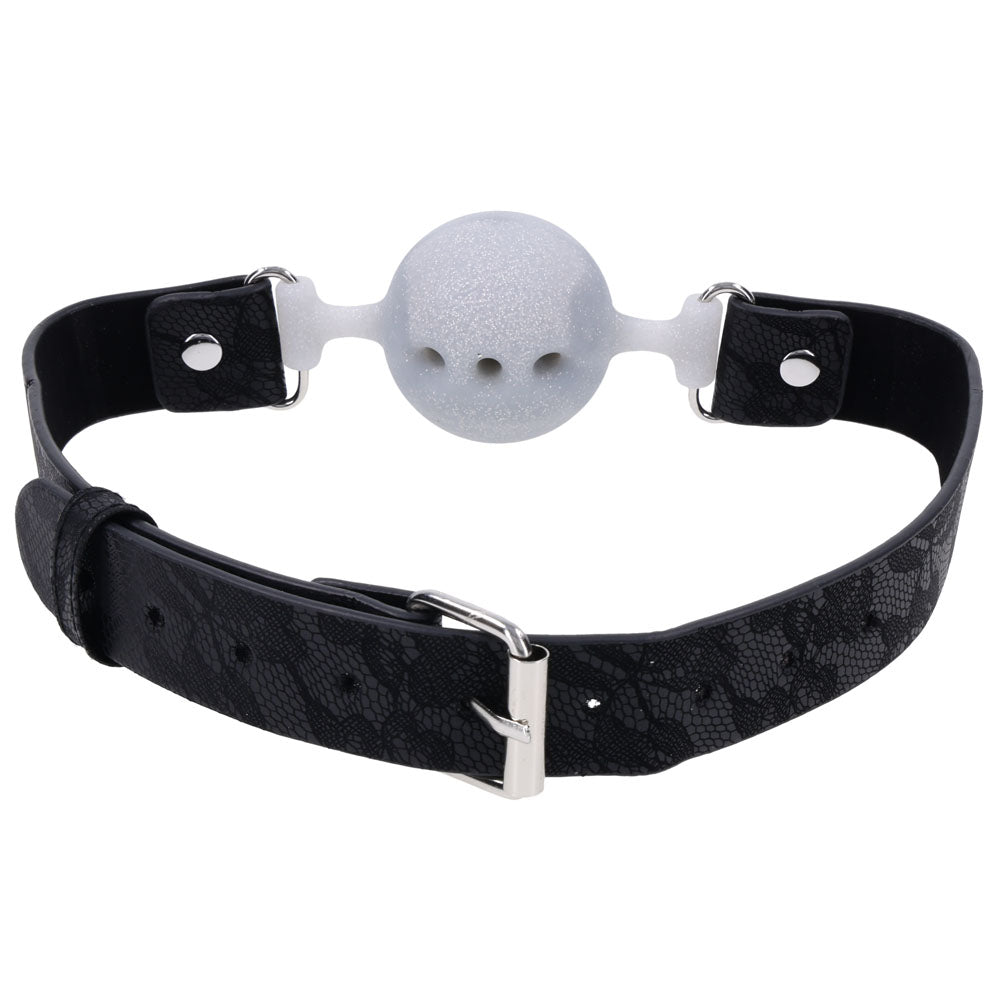 Sportsheets Sex & Mischief Lace Silicone Breathable Ball Gag
