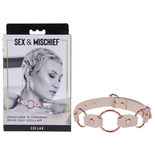 Sportsheets Sex & Mischief Peaches n CreaMe Ring Day Collar