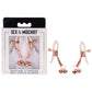 Sportsheets Sex & Mischief Peaches n CreaMe Bell Nipple Clamps