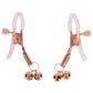 Sportsheets Sex & Mischief Peaches n CreaMe Bell Nipple Clamps