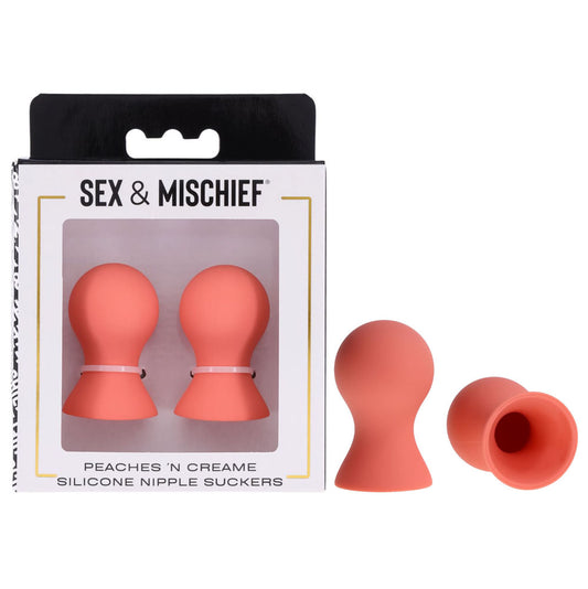 Sportsheets Sex & Mischief Peaches n CreaMe Silicone Nipple Suckers