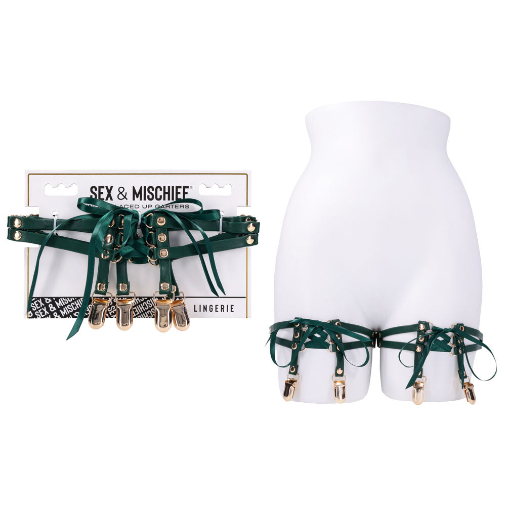 Sportsheets Sex & Mischief Indica Laced Up Garters