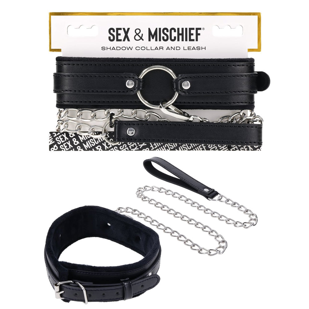 Sportsheets Sex & Mischief Shadow Collar and Leash