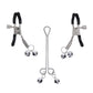 Sportsheets Sex & Mischief Bell Nipple and Clit Jewelry Clamp