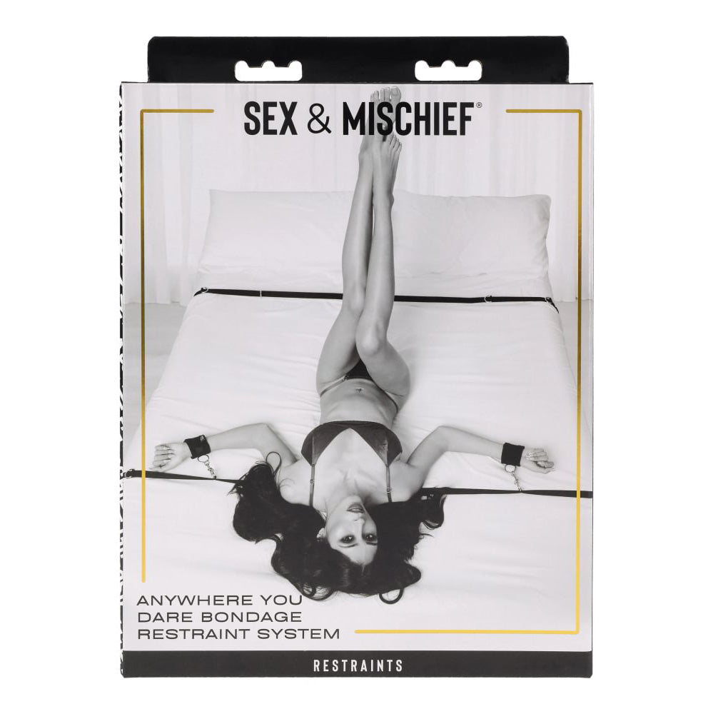 Sportsheets Sex & Mischief Anywhere You Dare Bondage Restraint System