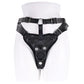 Sportsheets Aurora High Waisted Strap On - Black Adjustable Strap-On Harness (No Probe Included)