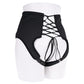 Sportsheets High Waisted Corset Strap On - Black Adjustable Strap-On Harness (No Probe Included)