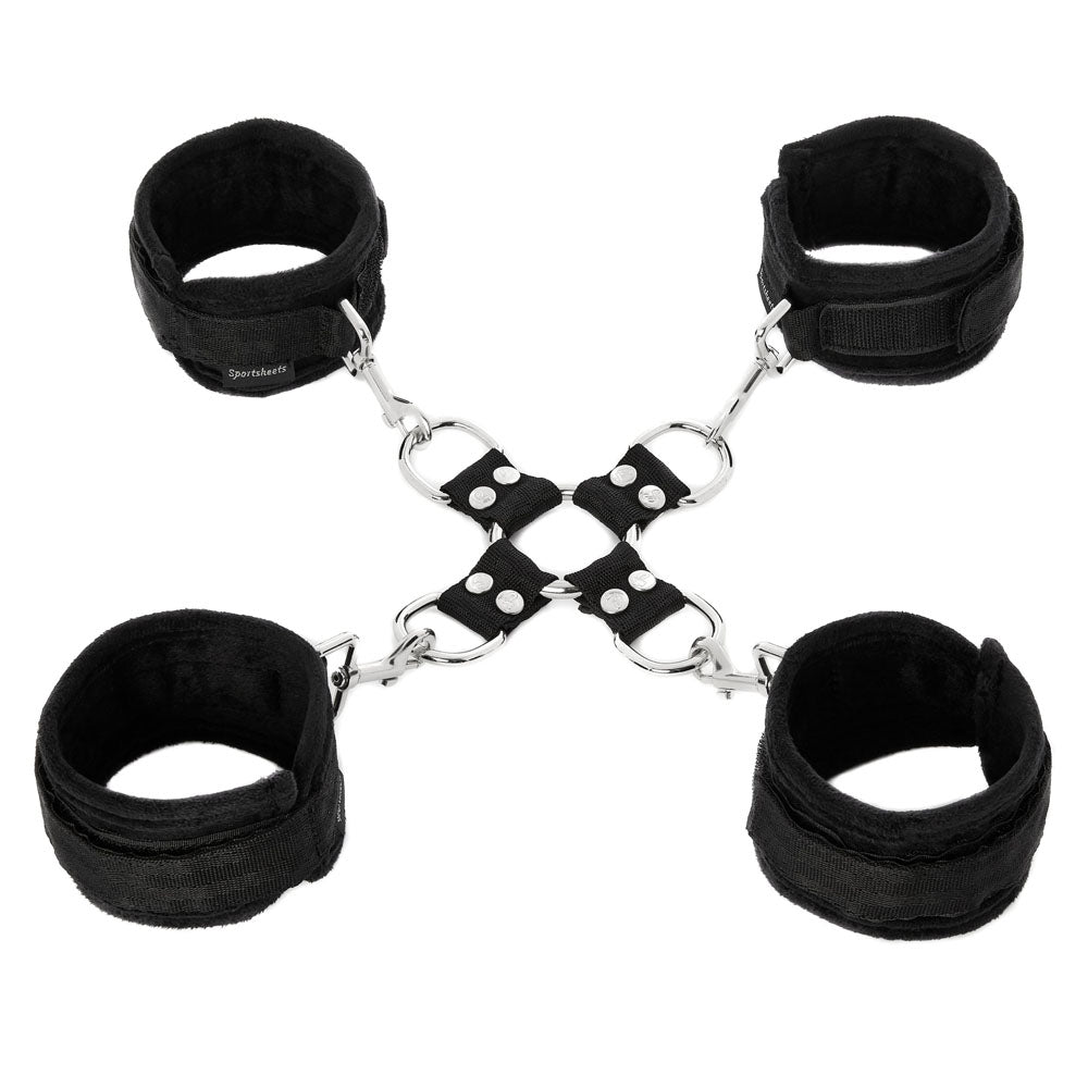 Sportsheets 5 Piece Hot Tie & Cuff Set